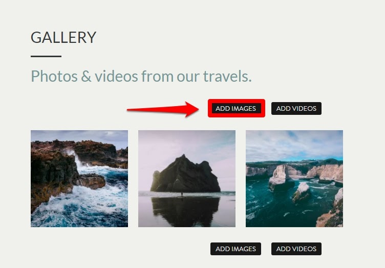 Adding videos to gallery Adding videos to gallery